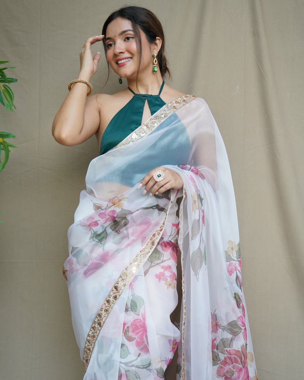 Nilam 01 Fancy Organza Wholesale Party Wear Sarees Catalog
